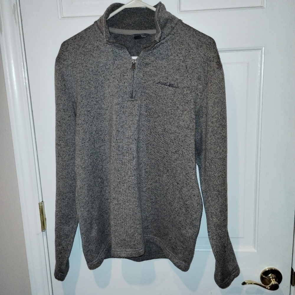 EDDIE Bauer Men's 1/4 zip pull over size small